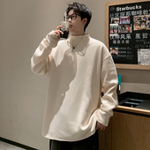 德绒打底衫 t恤 半高领上衣加绒重磅保暖内搭长袖 男秋冬季 2025新款