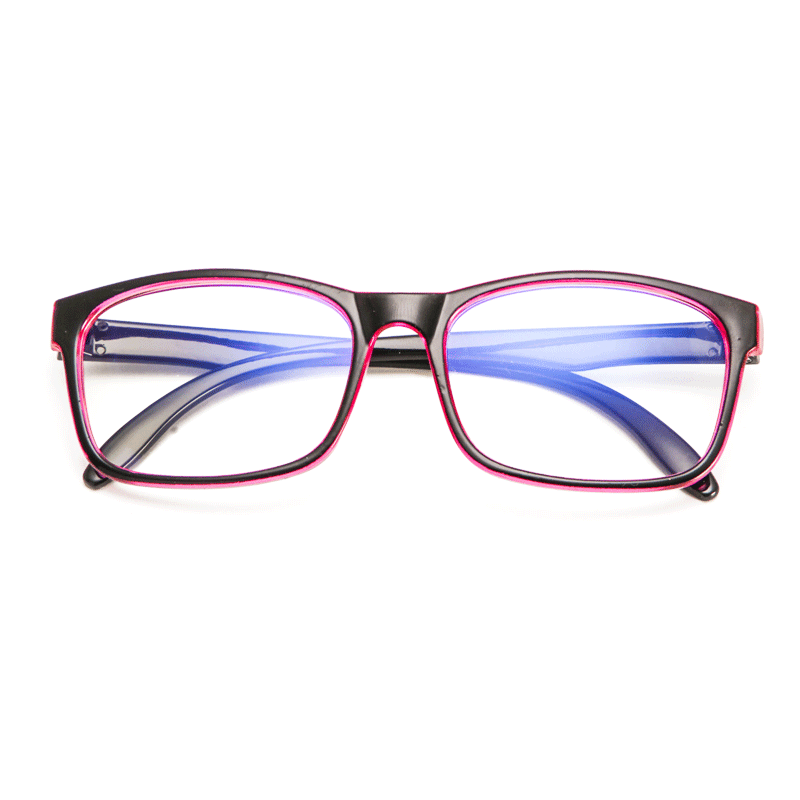 防辐射圆框无度数手机电脑平光镜