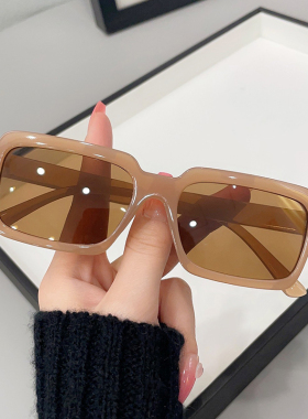 【亏本清仓】太阳镜海边墨镜女防紫外线高级感夏黑色眼镜时尚复古