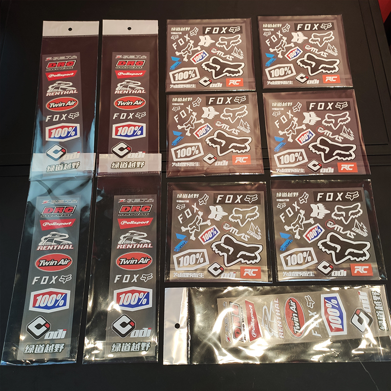 绿道越野fox贴纸贴纸100%防水