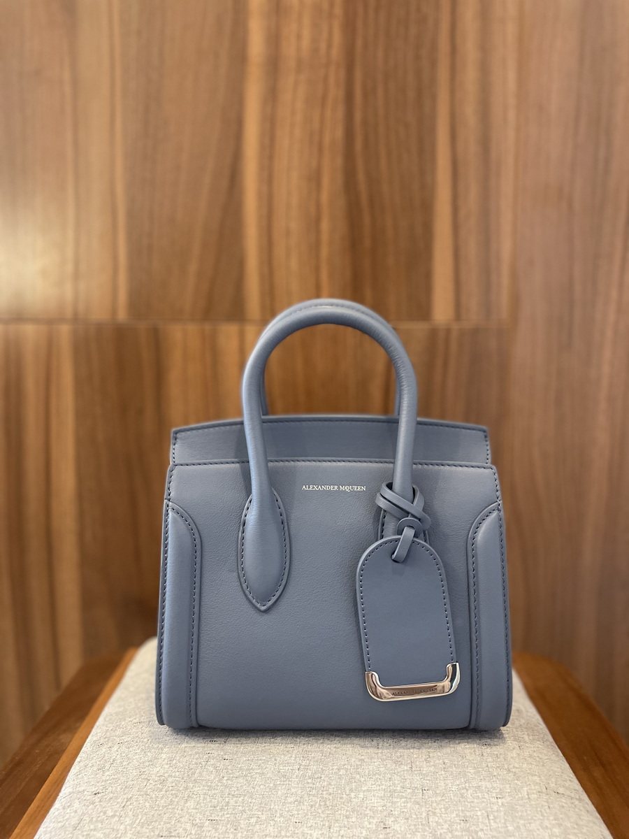 【vivian意购现货】alexander mcqueen牛皮heroin21手提包 mq麦昆