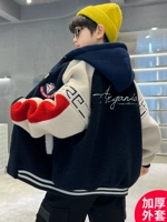 Осенняя летняя одежда, детская куртка, демисезонный свитер для мальчиков, подходит для подростков, увеличенная толщина, в западном стиле