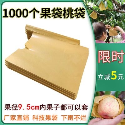 水果套袋果袋水蜜桃黄桃油桃早桃套袋育果袋防水防虫防鸟柑橘套袋