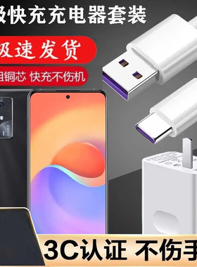 适用中兴手机S30SE充电器线ZTE8030N超级快充头5g手机typec