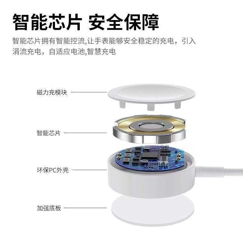 适用乔帮主HK9 PRO\u002FHK8pro\u002F2代\u002F3代手表充电线华强北手表充电器