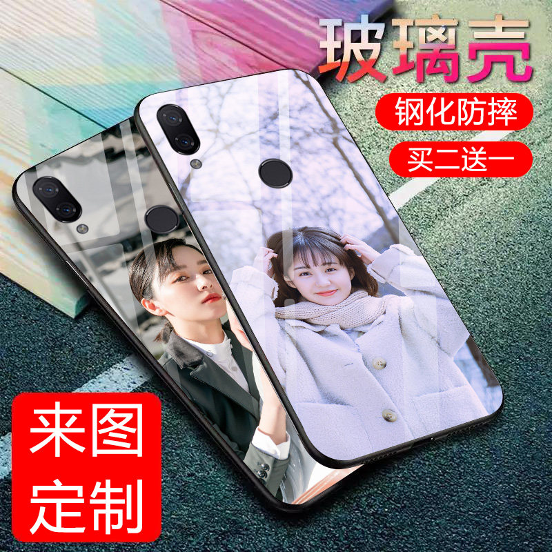 款小米play保护套新品全包边小米play手机套个性潮流镜面可爱网红定制