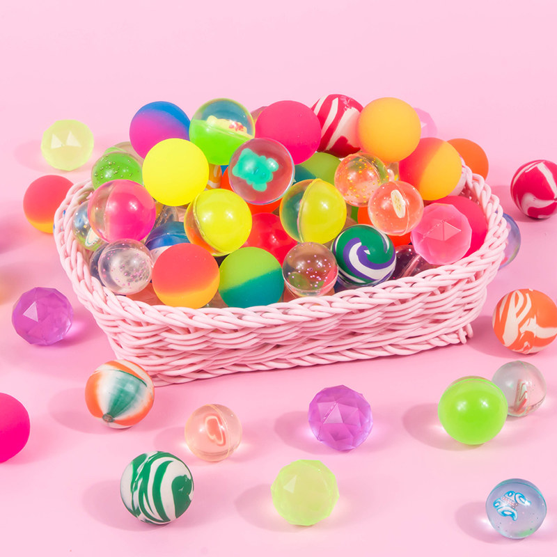 32号弹力球儿童无毒弹跳球类大号小橡皮球实心橡胶弹球弹力球玩具