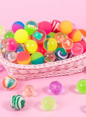 32号弹力球儿童无毒弹跳球类大号小橡皮球实心橡胶弹球弹力球玩具