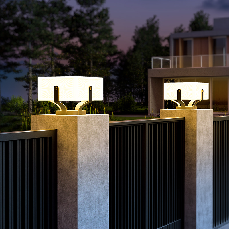 太阳能花园别墅围墙不锈钢接电款