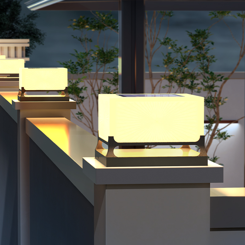 太阳能柱头灯防水景观灯