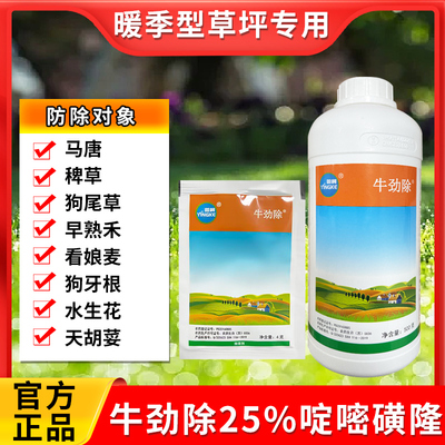 啶嘧磺隆草坪专用除草剂百慕大马尼拉狗牙根通用阔叶尖叶金百秀宫