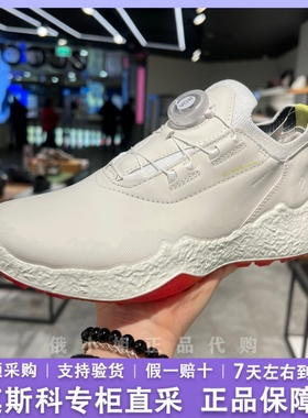 ECCO高尔夫鞋女爱步25新款牛皮缓震BOA旋钮鞋 健步BIOM H5 115013