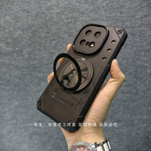 男款厚重款适用于iqoo15加厚防摔Neo9sproplus360度旋转支架TPU软壳Neo10pro+技能风Z11Turbo极简手机壳