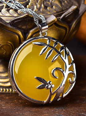 2026丙午马年十二生肖属羊清霖祥润吊坠岫玉吊坠男女项链吉祥物