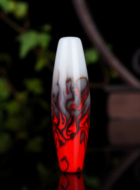 玉器新疆和田玉天珠吊坠男女款鸡血玉挂件原石吊坠项链