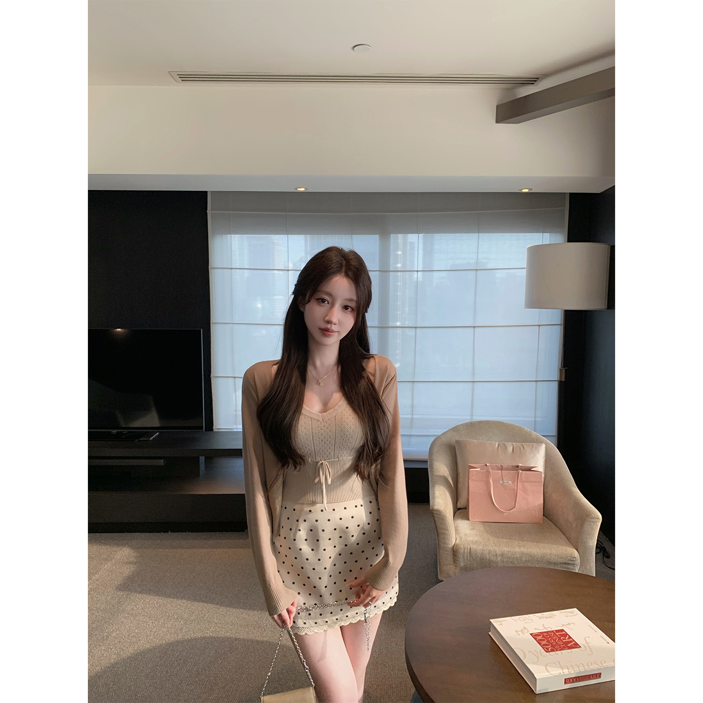 萌萌Ja休闲气质温柔减龄套装