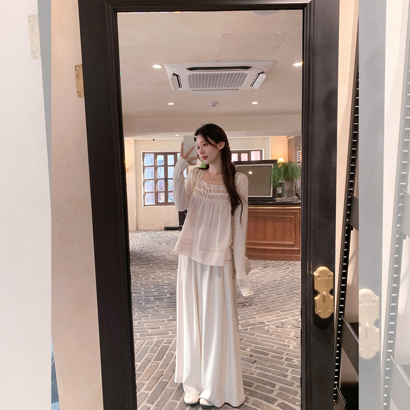 萌萌Ja  松弛藏匿 三色懒人休闲裤百搭通勤高腰垂感阔腿裤直筒裤