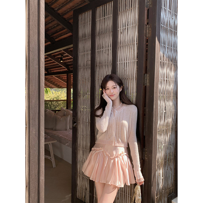 萌萌JaA字半身裙女高腰百搭短裙