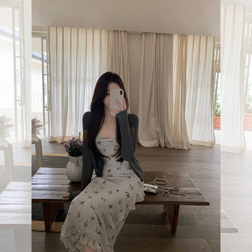 萌萌Ja松野花契~纯欲荡领吊带裙