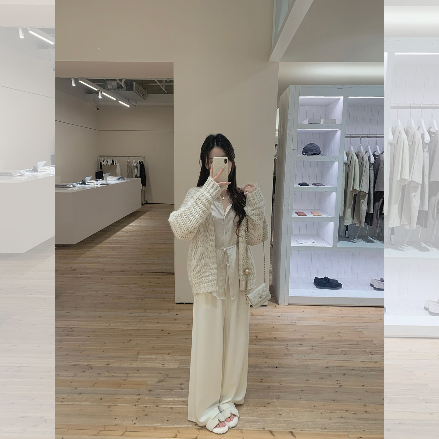 萌萌Ja  云感气流 气质设计感温柔高腰显瘦打褶休闲阔腿裤女秋冬