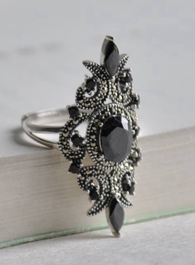 北桑设计s925纯银戒指夸张食指环