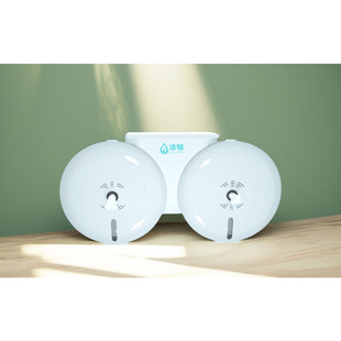 洁链SA6智能双筒中心抽纸机壁挂香氛自动断纸余量提醒配套筒纸