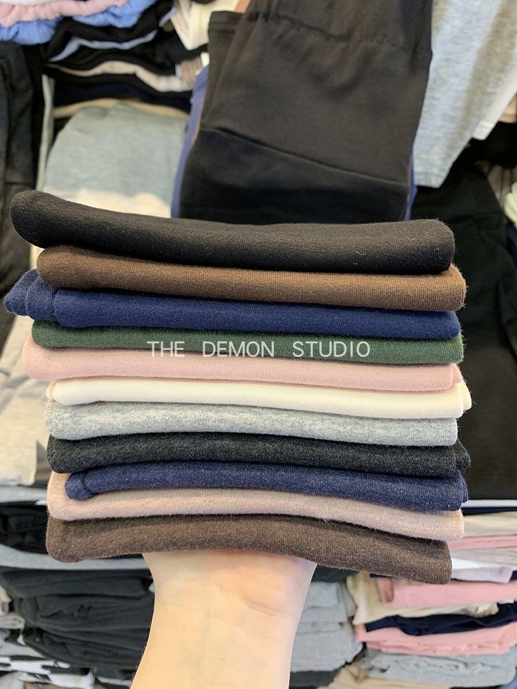 东大门韩国代购孕妇打底裤洋气春秋新款超大弹力修身托腹棉打底裤