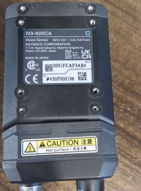 基恩士 IV3-600CA，IV3-L6C视觉传感器，原议价
