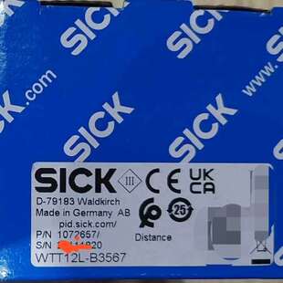 （议价)SICK西克WTT12L-B3567距离传感器，