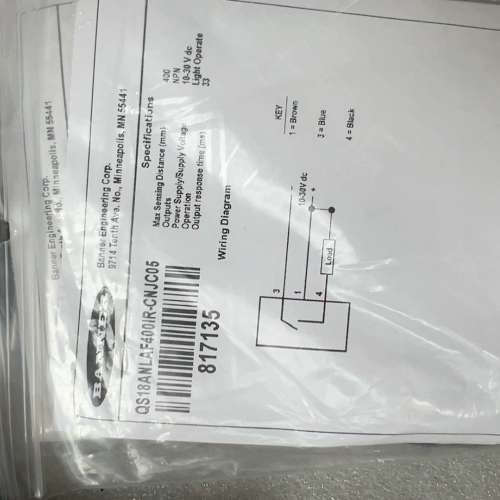 QS18ANLAF400IR-CNJC05邦纳光电传感器光电议价