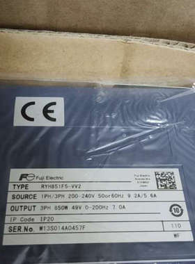 富士伺服驱动器RYH152F5-VV2议价