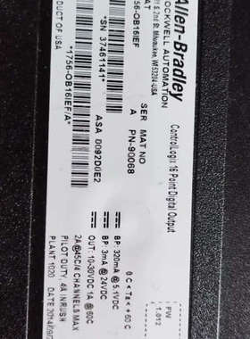 1756-OB16EF。齐全议价