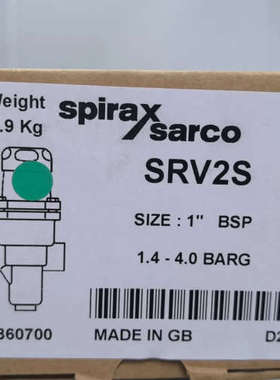 斯派莎克减压阀SRV2S议价