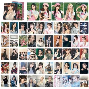 IVE小卡55张双面无重复韩版 卡片周边专辑LOMO卡高颜值自印小卡片