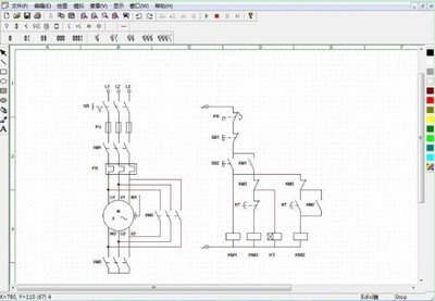 电气控制电路图设计画图绘图制图工具软件电工画图软件电器画图软
