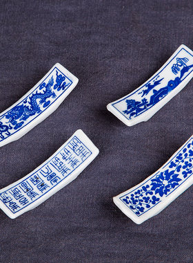 景德镇陶瓷筷子架传统中式家用