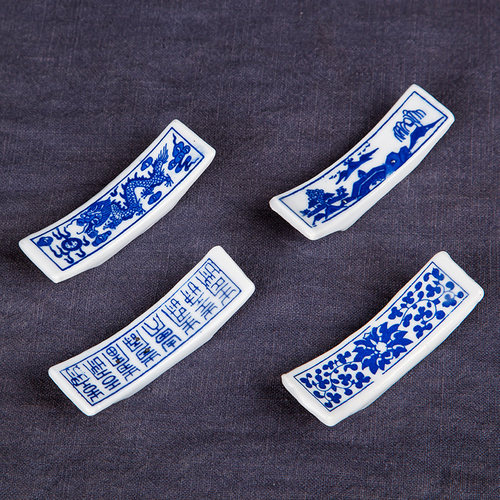 景德镇陶瓷筷子架传统中式家用