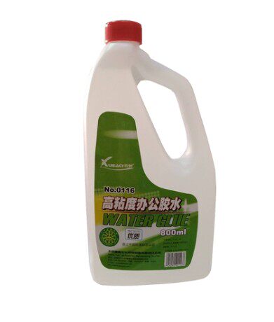 雪奥800ml大瓶装液体胶水 办公文具粘贴胶水 高粘度胶水