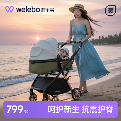 高景观推车可坐可躺轻便折叠