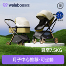 唯乐宝轻灵婴儿推车可坐可躺幼儿童轻便折叠高景观新生宝宝0到3岁