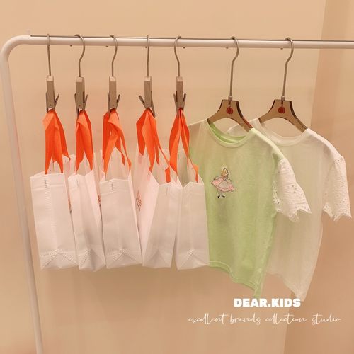 南瓜田纯棉短袖蕾丝袖艾莎公主高品质精梳棉新氧棉T恤女童