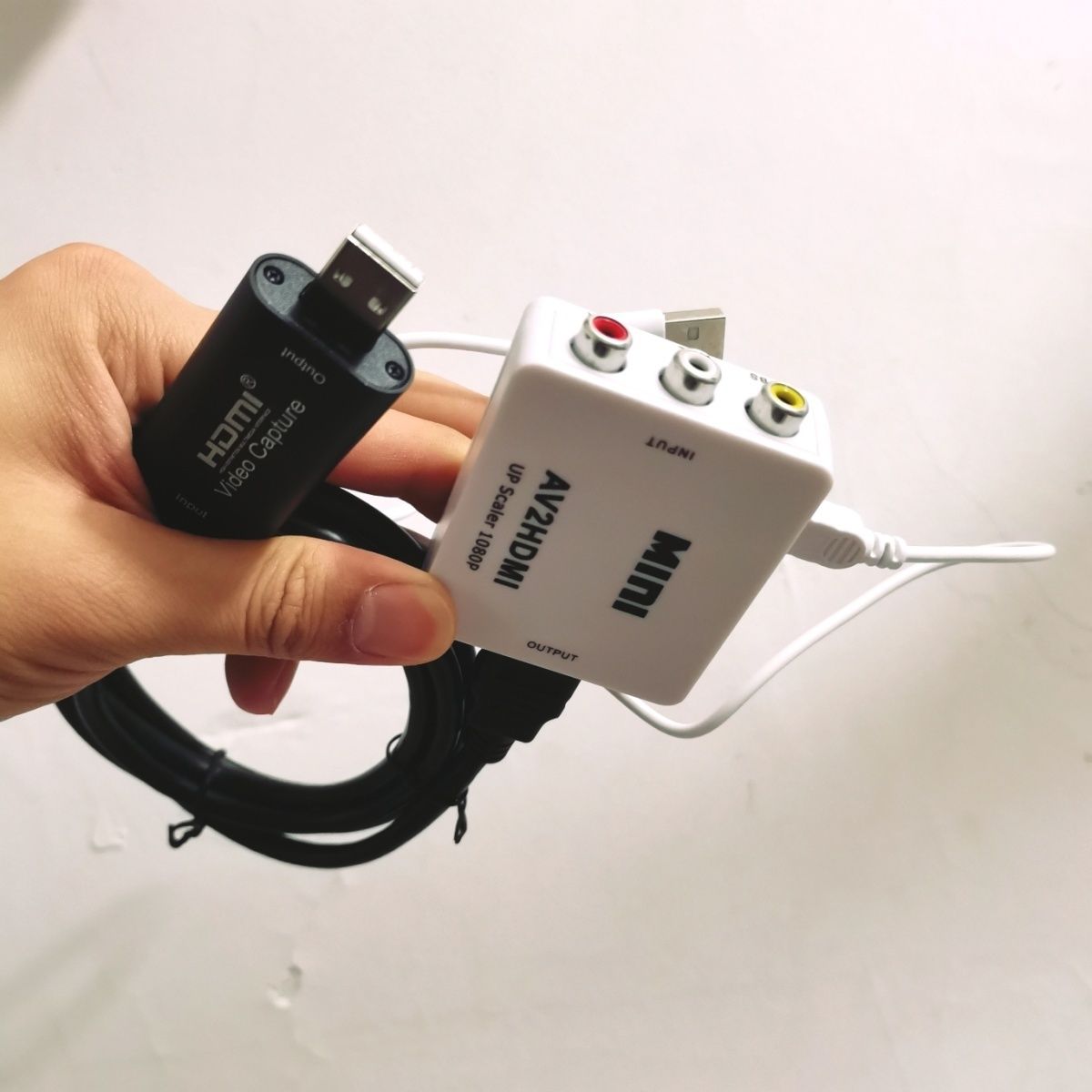老录像机录像带转入电脑 模拟AV信号视频摄像采集保存转换mp4文件图片