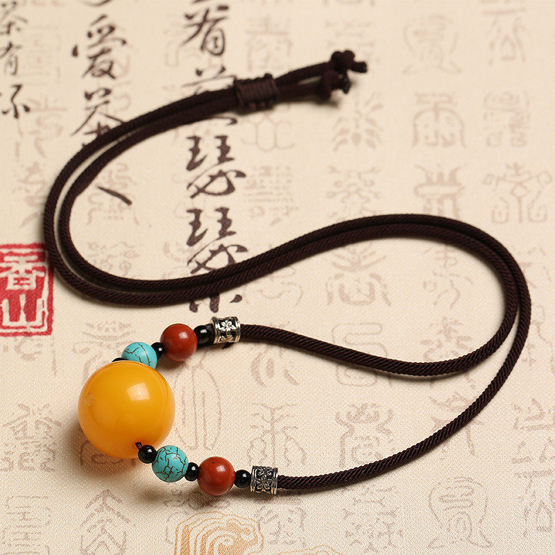 Beeswax Lanyard Crossing halter clavicle manual weave man Female models Necklace rope Ethnic style Pendant Ropein the Accessories/Fashion Jewelry, Necklace  category - from Buy2taobao.com to provide professional Taobao agent buy service