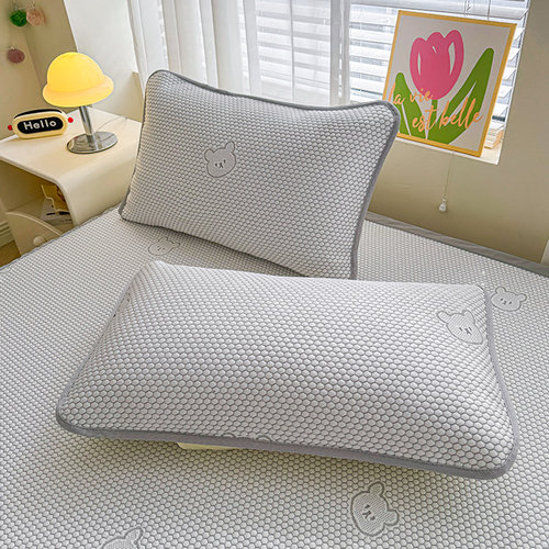 夏季冰豆豆凉席枕套48x74cm单人