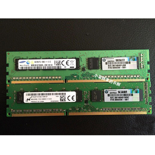 HP惠普原装8GDDR3纯ECC内存1600