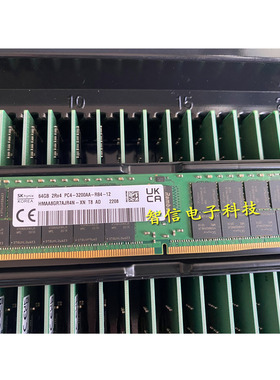 SK海力士64G 2RX4 PC4-3200AA ECC RDIMM REG服务器内存DDR4 RECC