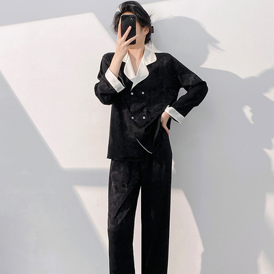 Geniequeen冰雪丝睡衣女春秋新款