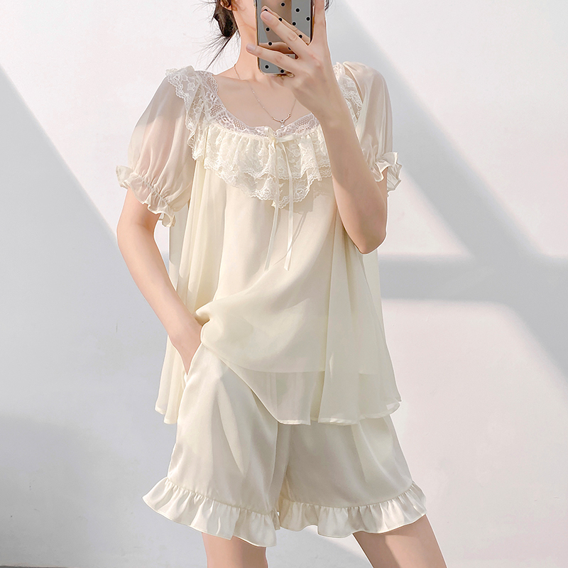 法式睡衣女2025夏季新品