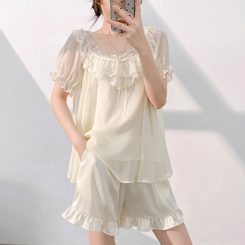 法式睡衣女2025夏季新品