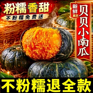 正宗贝贝南瓜9斤山东板栗小南瓜婴儿辅食老南瓜惠和一号粉糯香甜